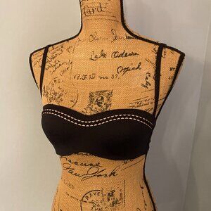 Huit Bikini Top Black Women Size 32D